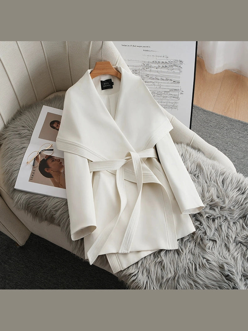 White trench coat C0091