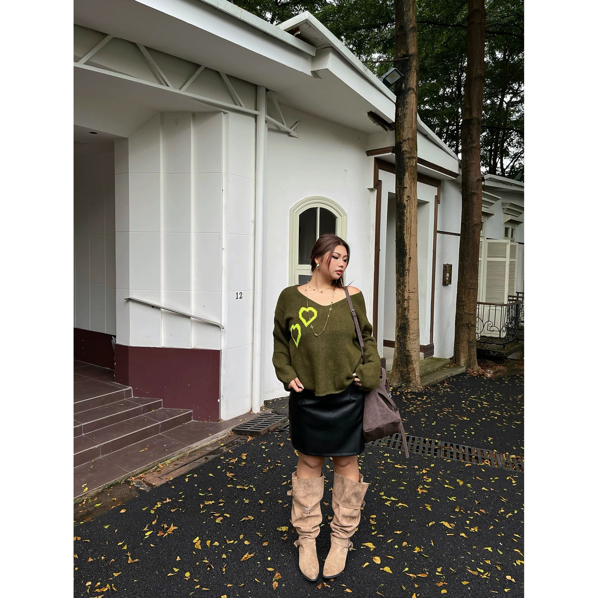 Lazy retro pullover sweater FE0507