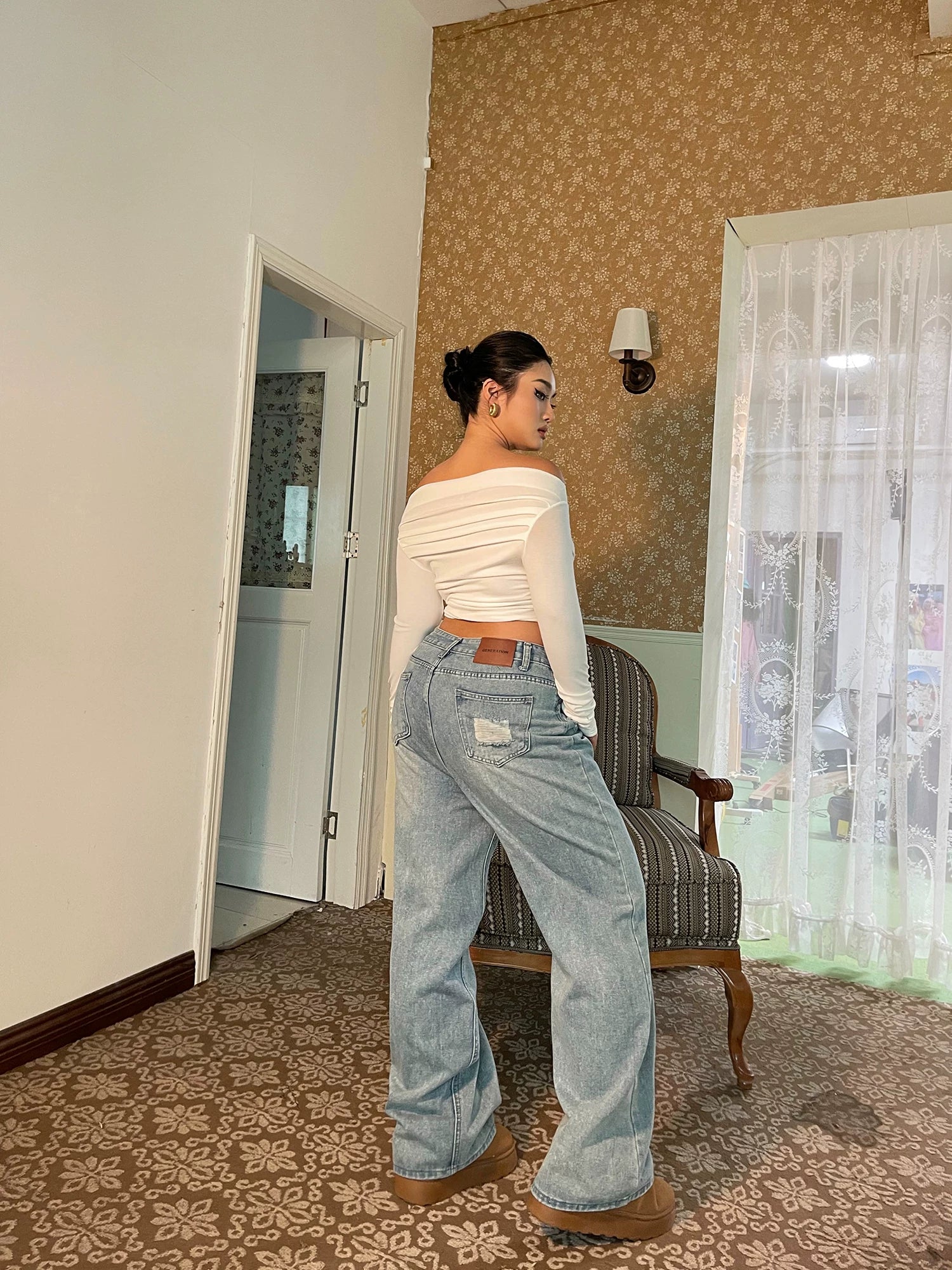Vintage straight jeans FE0467
