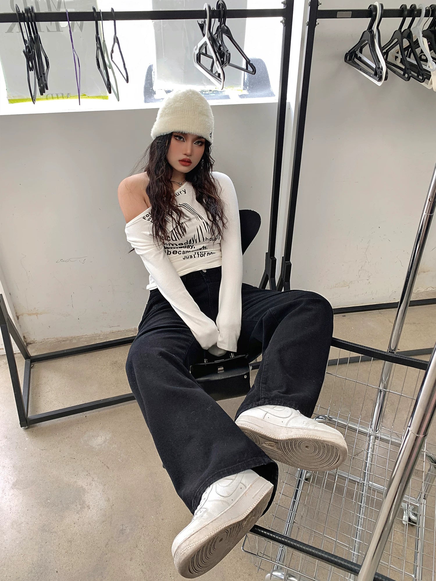 High waist jeans FE0475