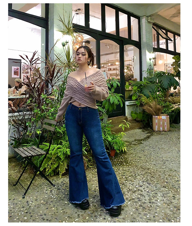 Spice Girl Curve Flared Jeans FE0447