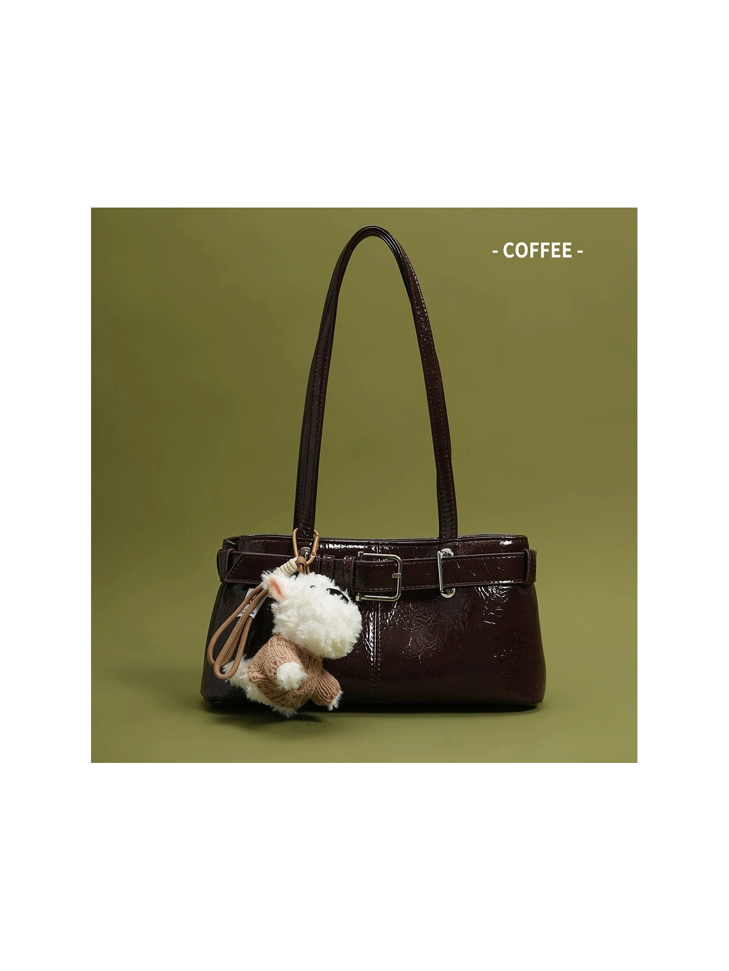 Vintage large capacity shoulder armpit bag b0321