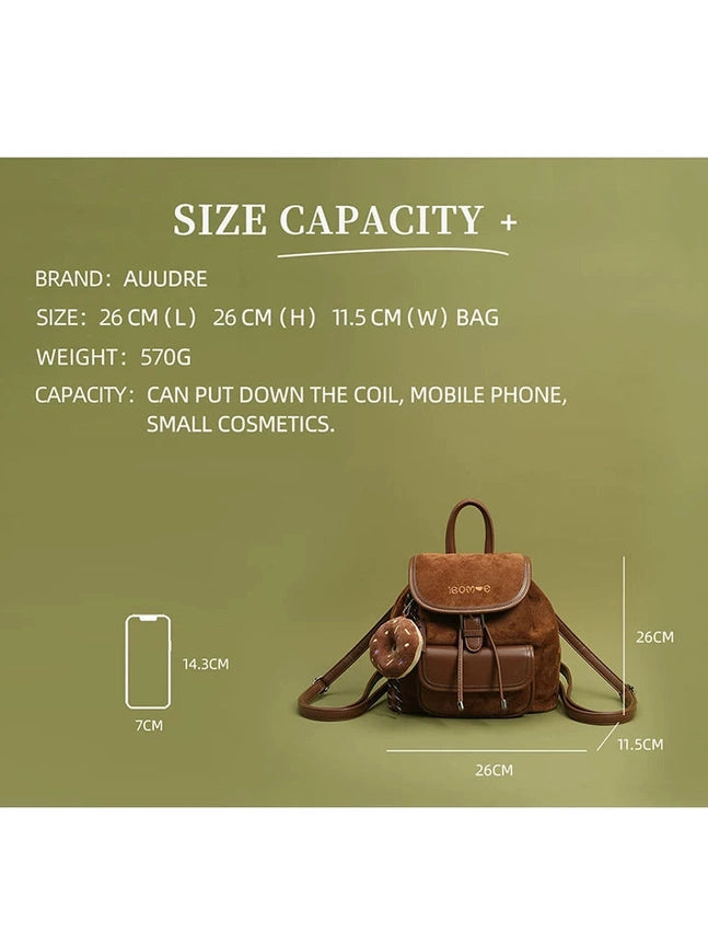 French retro backpack b0320