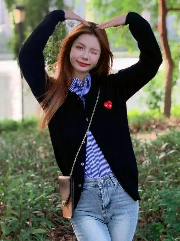 Love Holiday Style Crew Neck Knitted Cardigan C0237