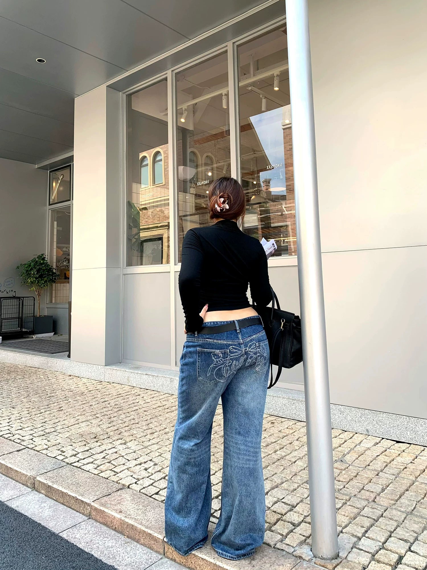 Vintage American Hot Diamond High Waist Jeans FE0474