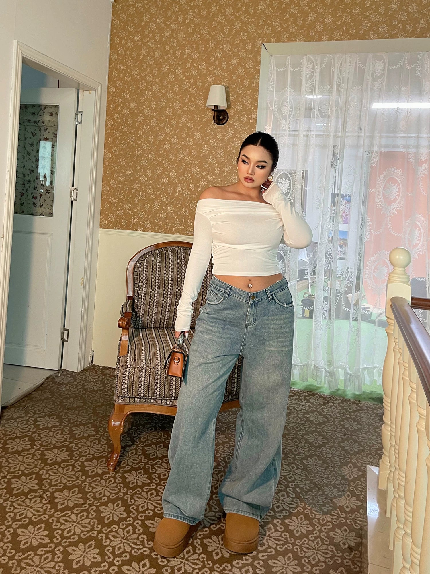 Vintage straight jeans FE0467