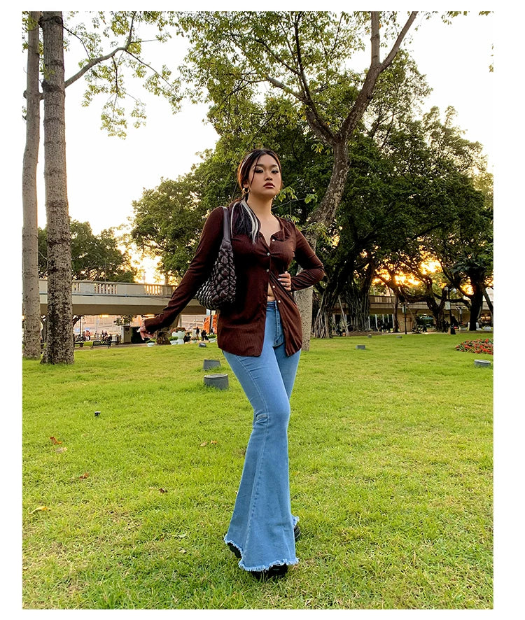 Spice Girl Curve Flared Jeans FE0447