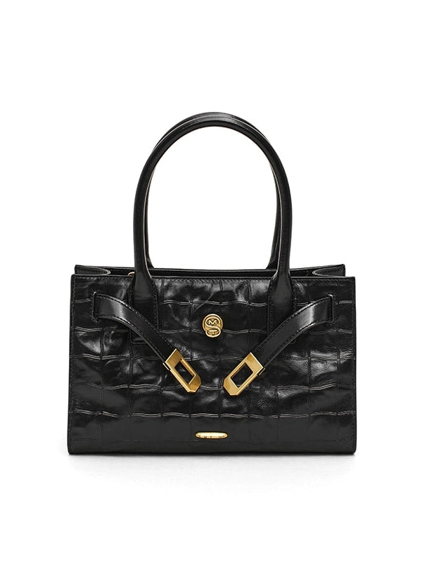 Cowhide Pink Kelly Bag b0317