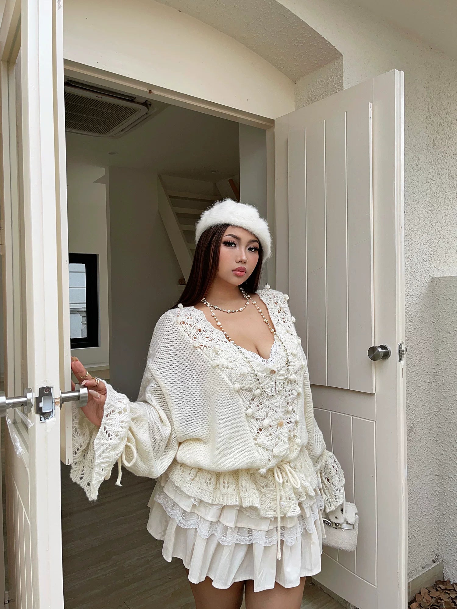 Sweet Lazy Wind Sweater Jacket FE0452