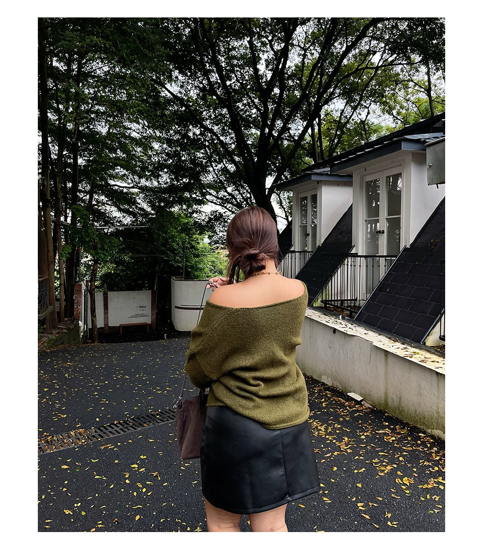 Lazy retro pullover sweater FE0507