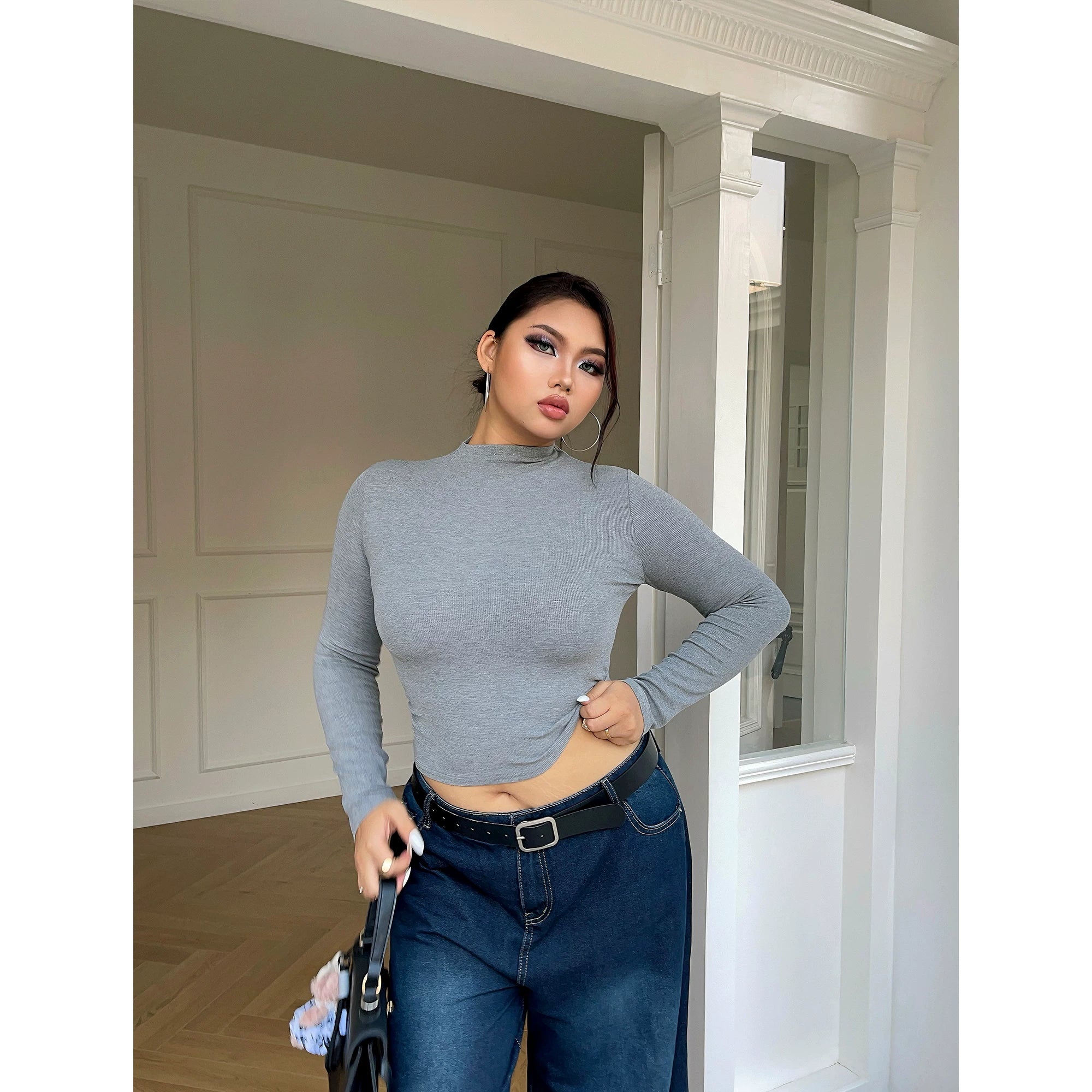 Multicolor inner stretch top FE0498