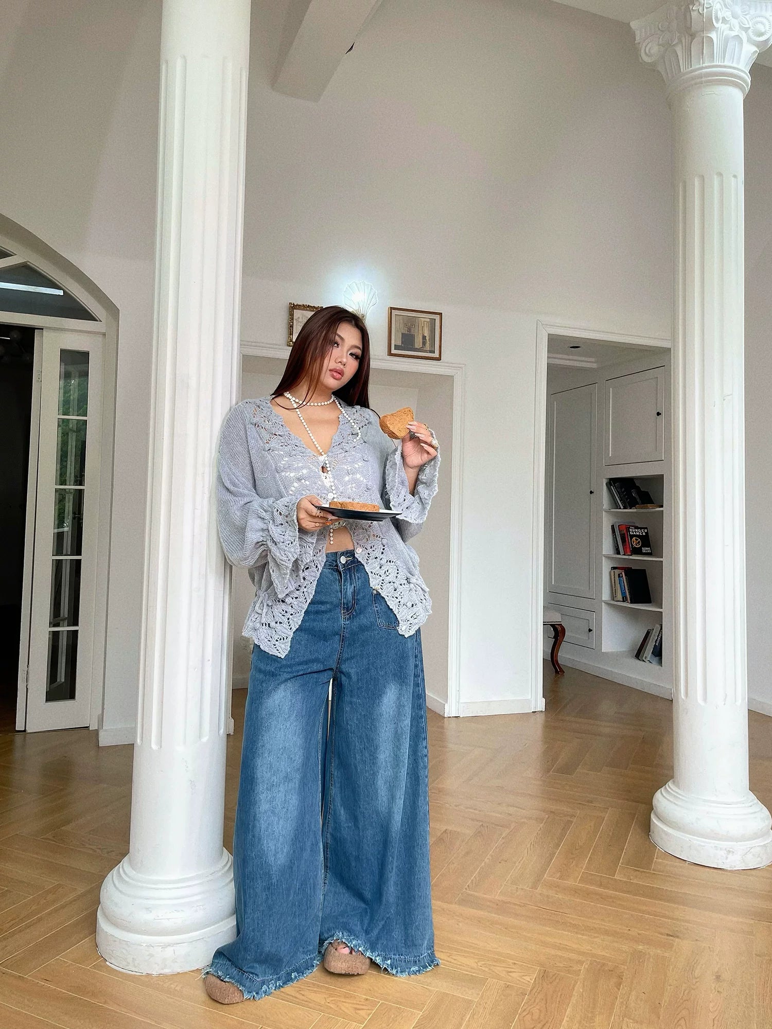 Sweet Lazy Wind Sweater Jacket FE0452