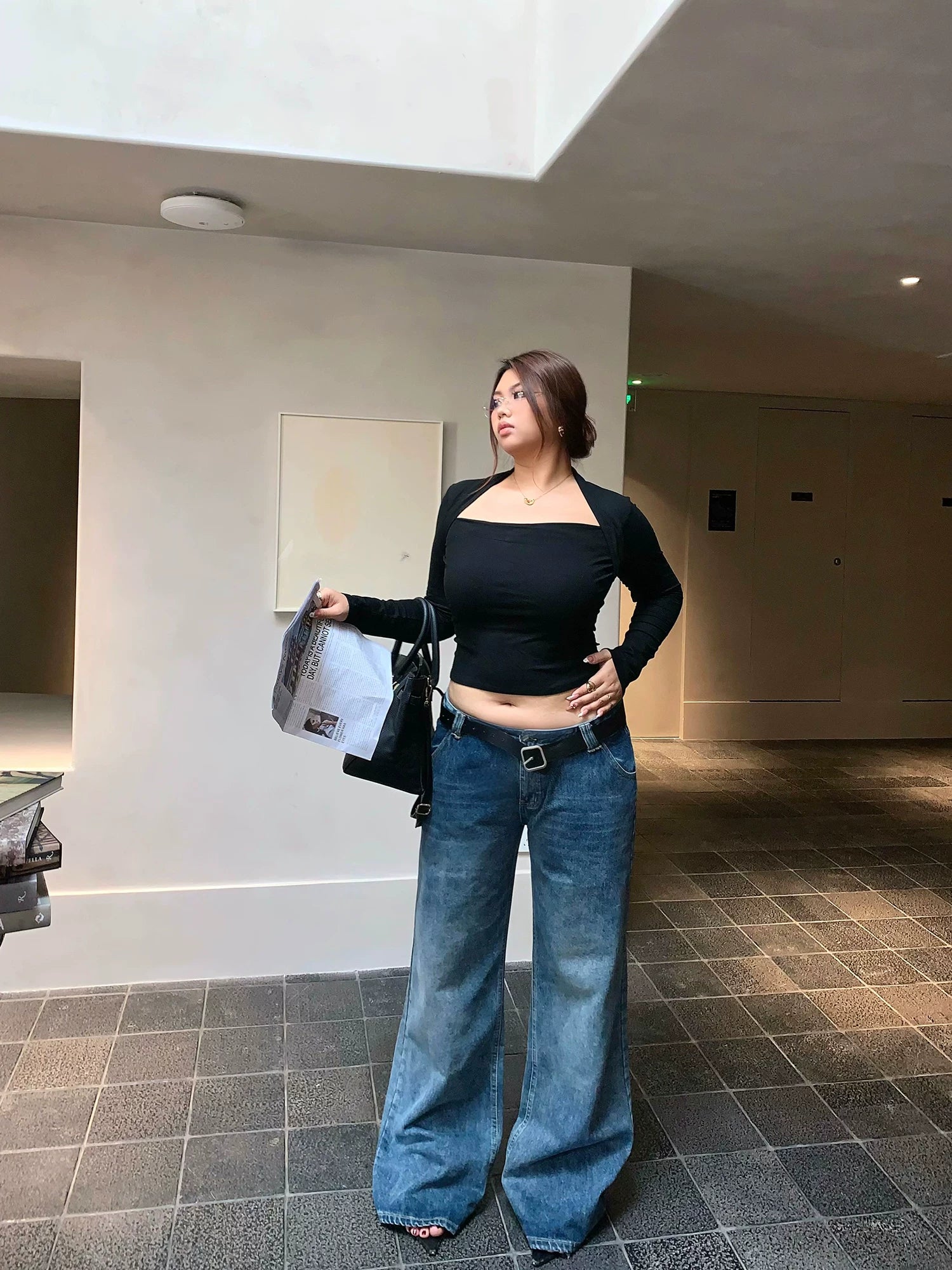 Vintage American Hot Diamond High Waist Jeans FE0474