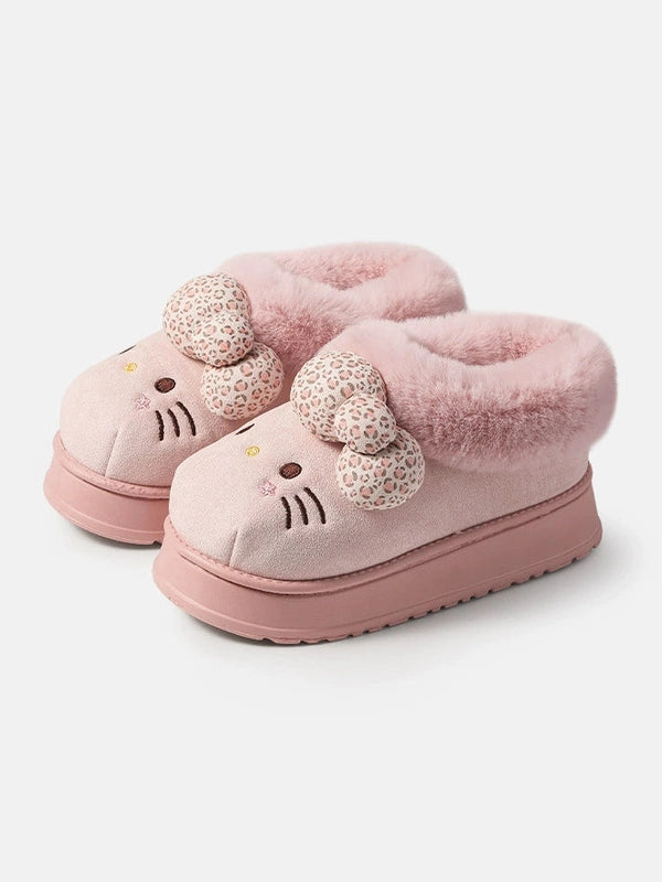 Thick-soled heightening plush snow boots S0011