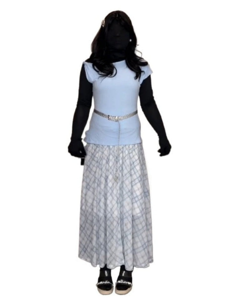 Off-the-shoulder short-sleeved T-shirt C0097