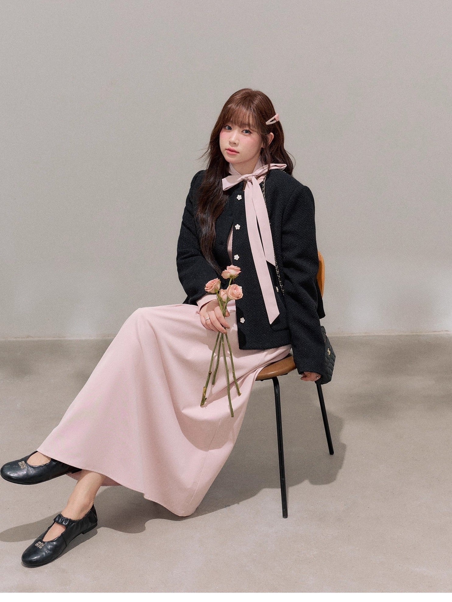 Black Xiaoxiangfeng jacket C0250