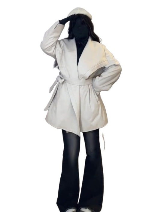 White trench coat C0091