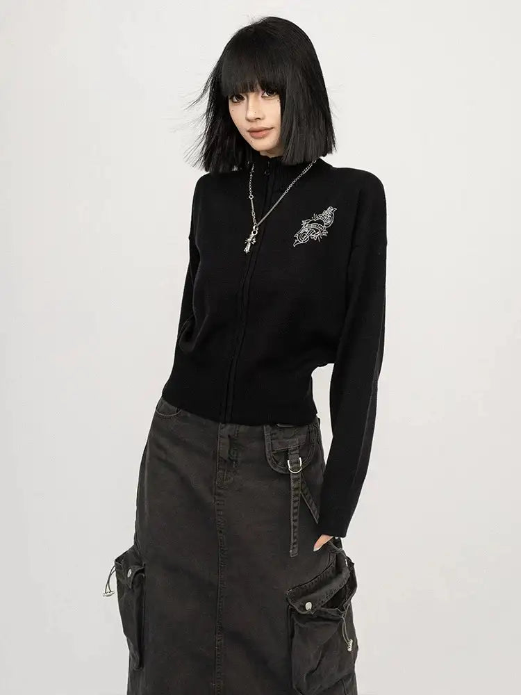 Drop Shoulder American Vintage Cardigan f0398