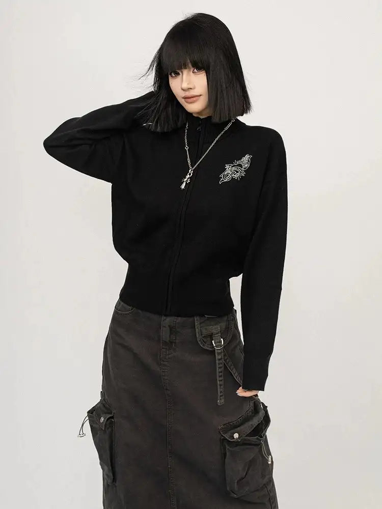 Drop Shoulder American Vintage Cardigan f0398