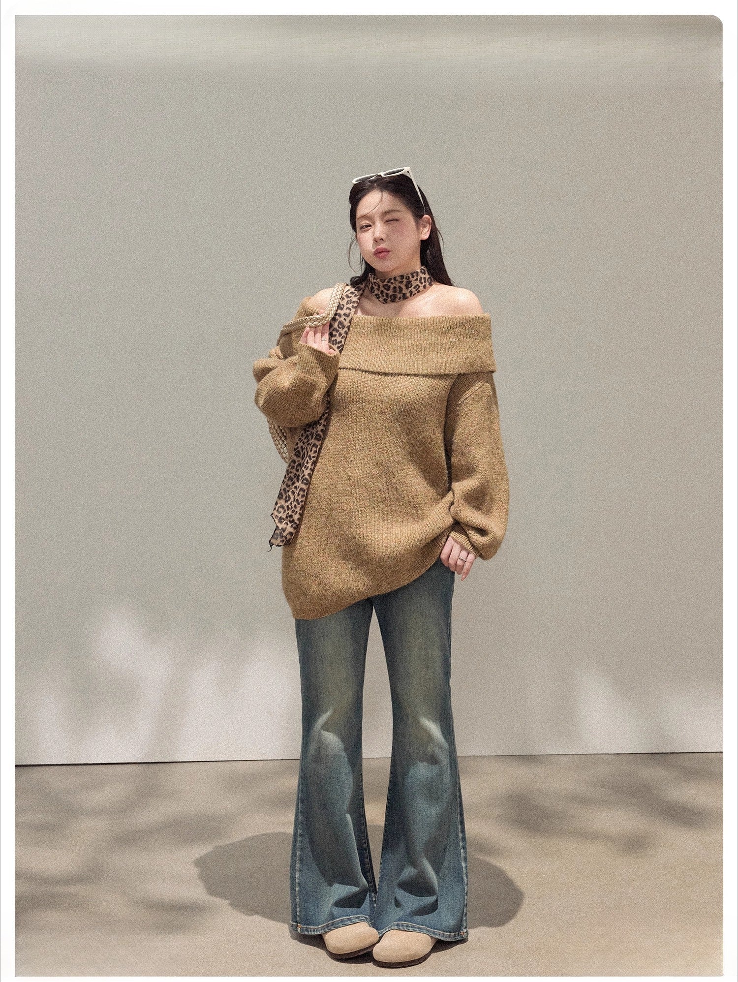 Micro-pull jeans B002