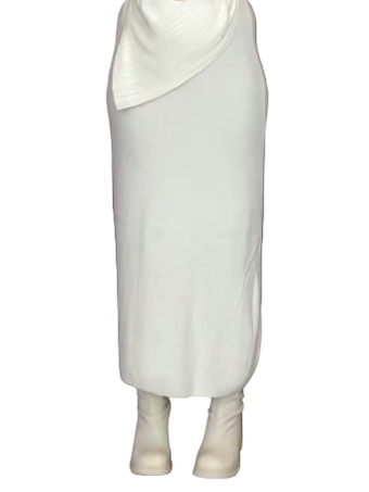 Fleece knitted skirt C0062