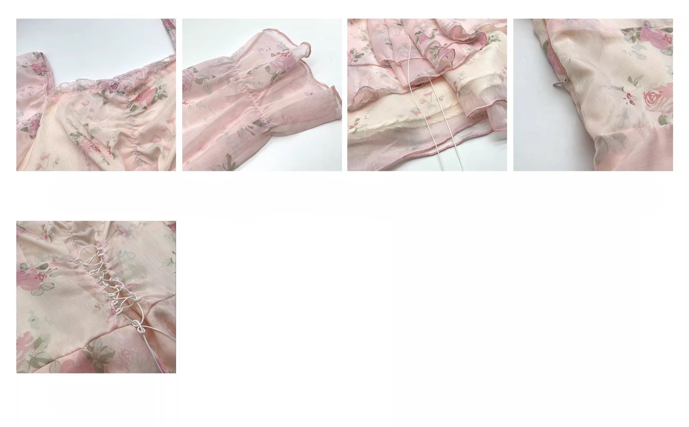 Waist slim long-sleeved dress FE0504