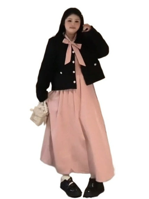 Black Xiaoxiangfeng jacket C0250