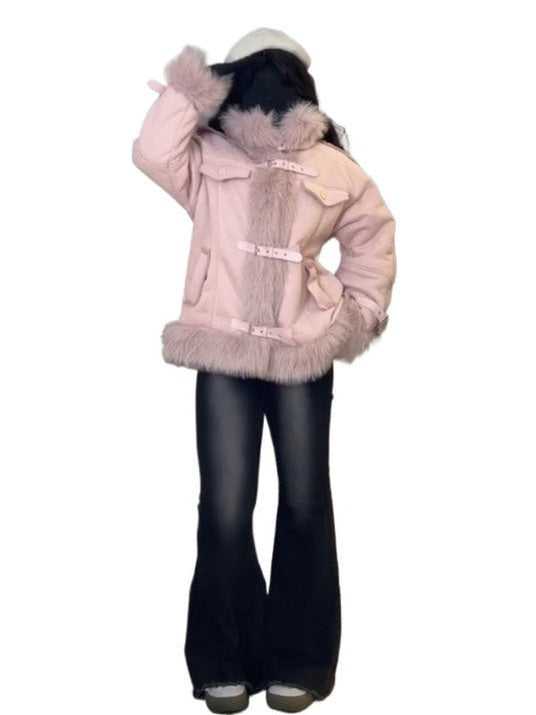 American fur integrated locomotive suit C0099