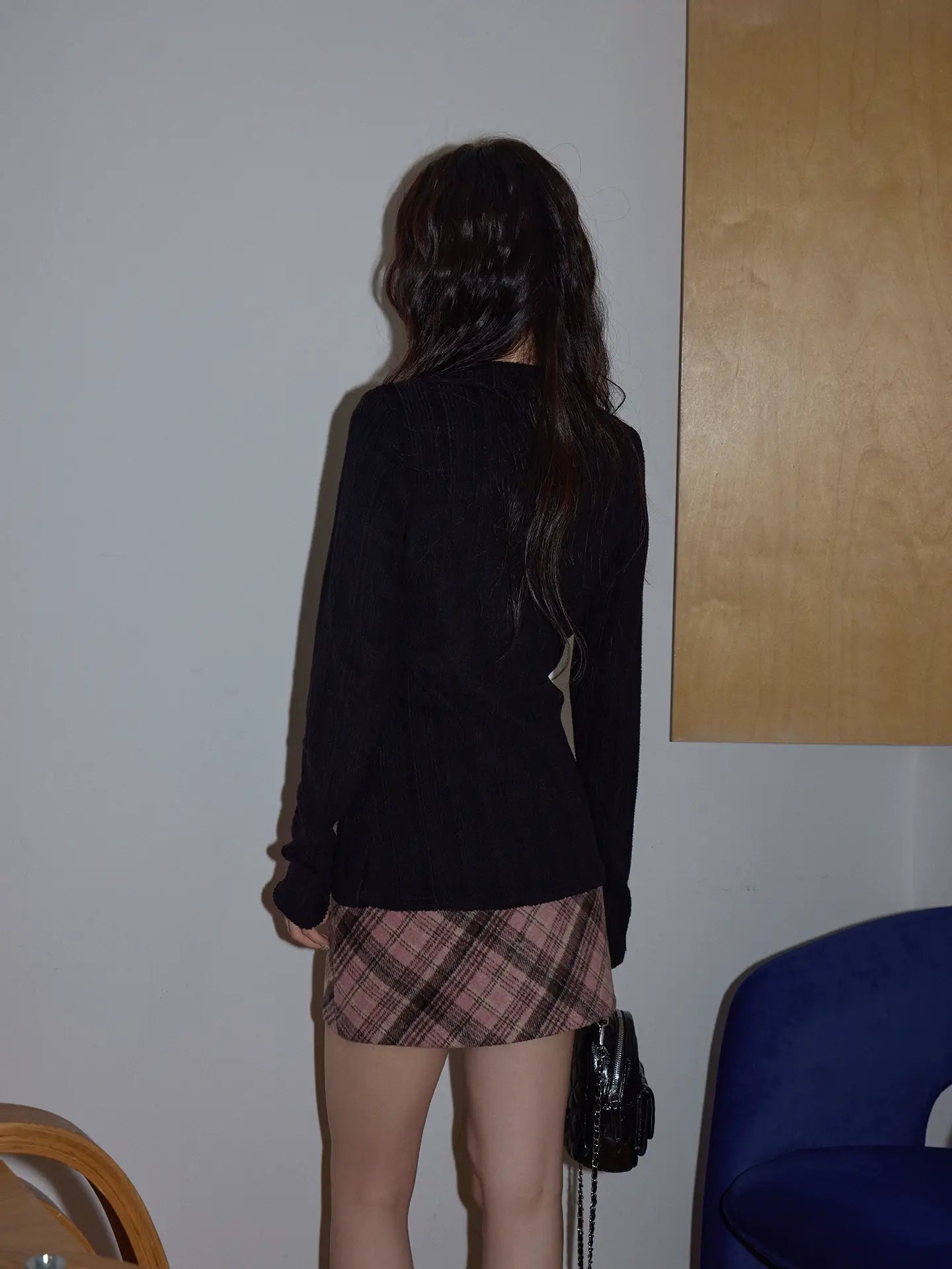 Slim-Fit Retro Knit Polo Top f0352